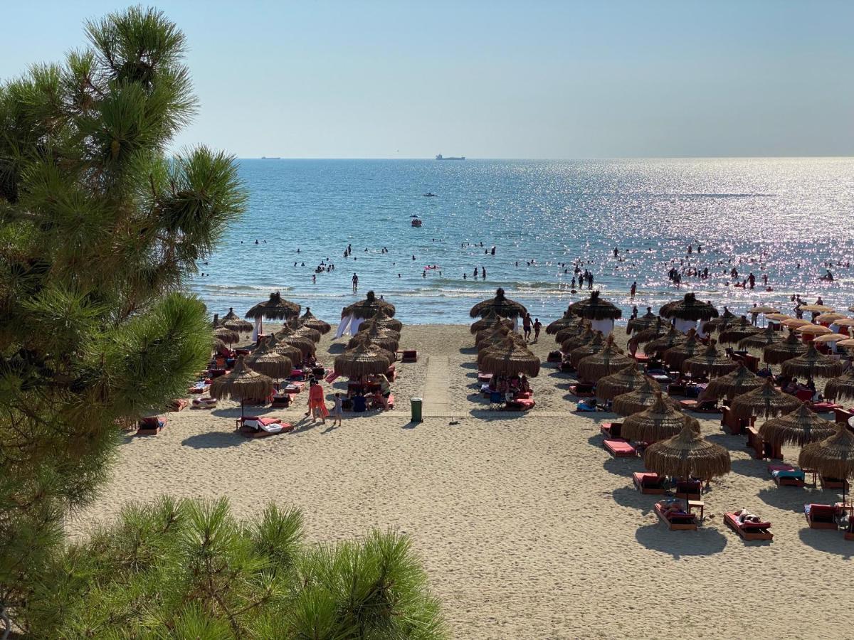 Sunset Sea View - Beachfront Balcony - Ac - Wifi Durrës Exterior foto