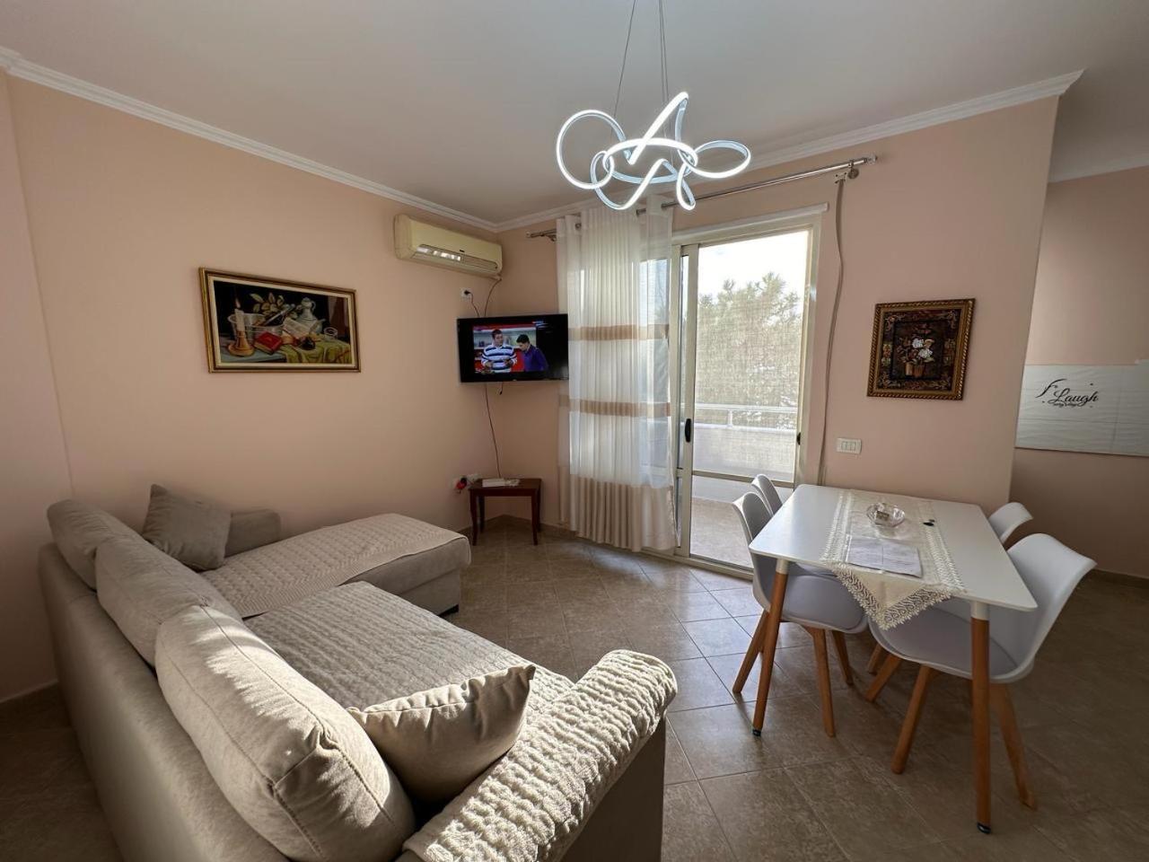 Sunset Sea View - Beachfront Balcony - Ac - Wifi Durrës Exterior foto